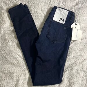 Rag & Bone high rise skinny dark blue size 24